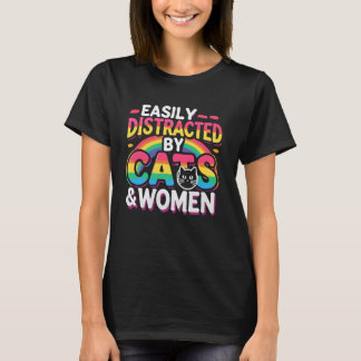 T-shirt Chat drôle de la fierté lesbienne Mois de la fiert
