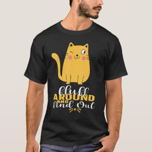 T-shirt Chat Drôle de Peluche se Promener et Découvrir
