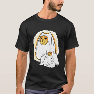 T-shirt Chat drôle Fantôme Kitty Chatons Mème Halloween An