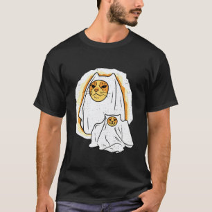 T-shirt Chat drôle Fantôme Kitty Chatons Mème Halloween An