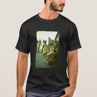 T-shirt Chat drôle fumeur Mème Chat à cigarette Hilarant C