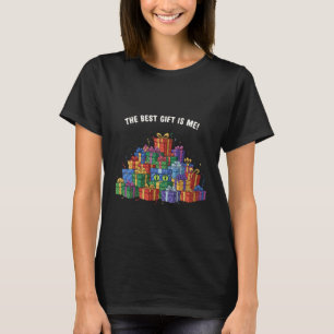T-shirt Chat Drôle "Le Meilleur Cadeau C'est Moi" Surprise