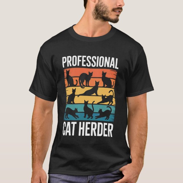 T-shirt Chat drôle pour le chef d'équipe du gestionnaire d (Devant)