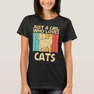 T-shirt Chat Drôle Pour Les Filles Femmes Chat Kitten Anim