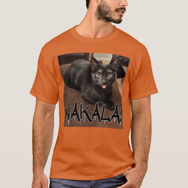 T-shirt Chat drôle Wakala (Devant)