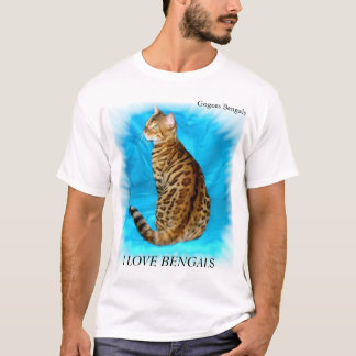 T-shirt Chat du Bengale
