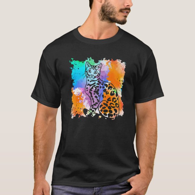 T-shirt Chat du Bengale (Devant)