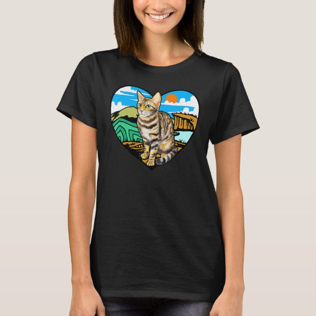 T-shirt Chat du Bengale 5 (Devant)