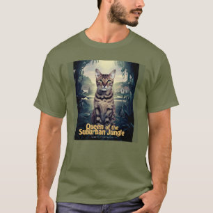 T-shirt Chat du Bengale : Reine de la jungle de banlieue