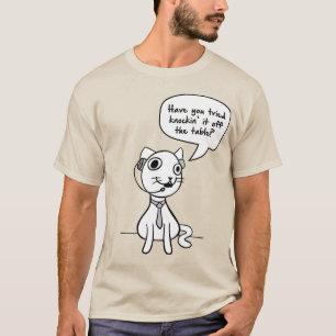 T-shirt Chat du centre d'appel