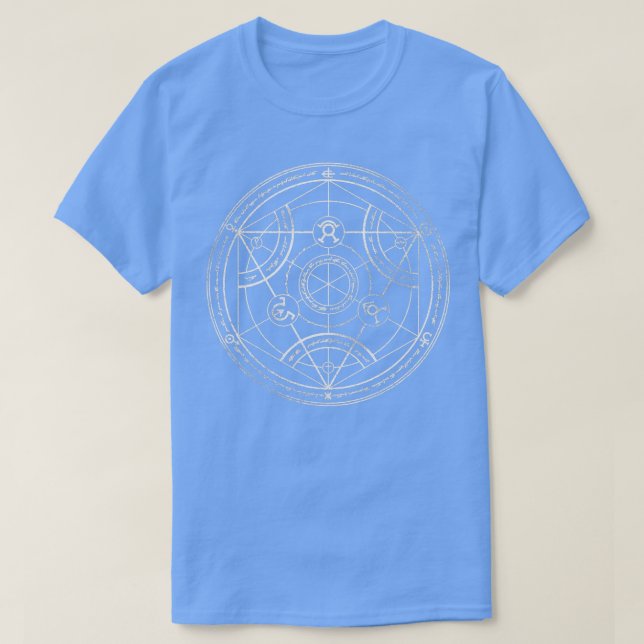 T-shirt Chat du cercle de transmutation humaine 1 (Design devant)