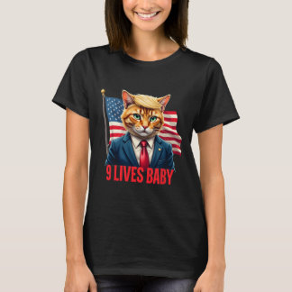 T-shirt Chat du drapeau américain dans la suite Donald Tru