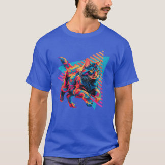 T-shirt Chat du Maine années 80 90 garçon