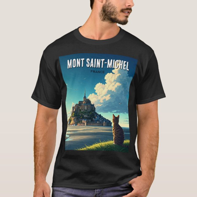 T-shirt Chat du Mont Saint-Michel (Devant)