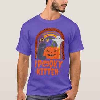 T-shirt Chat éffrayant Kitten Halloween chat pour Hallowee