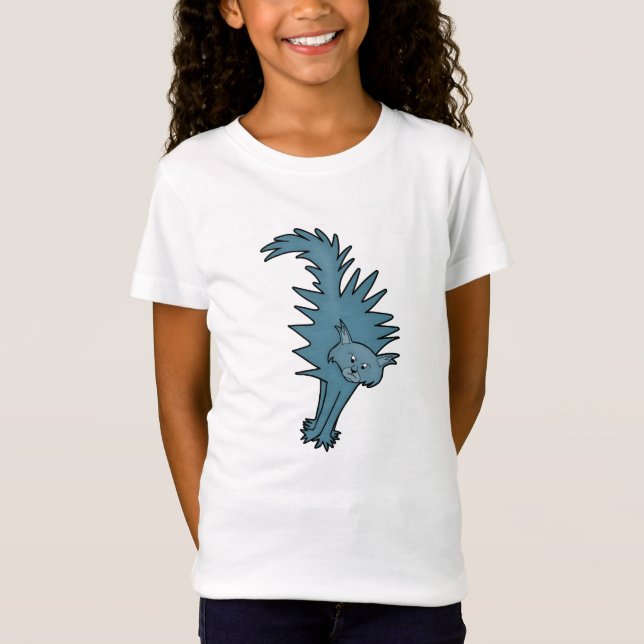 T-Shirt Chat effrayé (Devant)