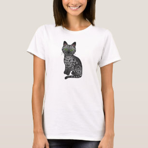 T-shirt Chat Egyptian Mau fumée