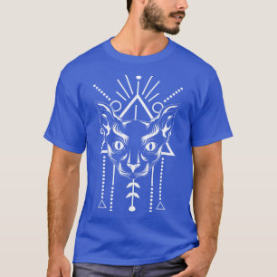 T-shirt Chat égyptien païen Occulte Wicca sorcière Sphynx