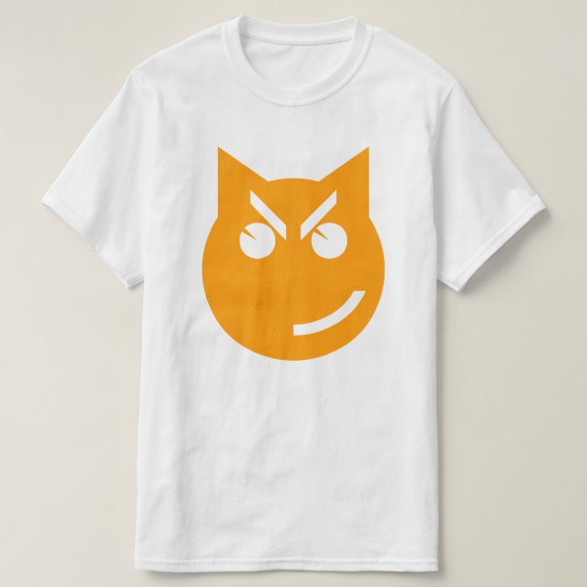 T-shirt Chat Emoji au sourire (Design devant)