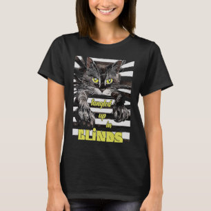 T-shirt Chat en Aveugle Explorateur Kitten
