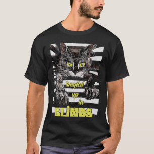 T-shirt Chat en Aveugle Explorateur Kitten