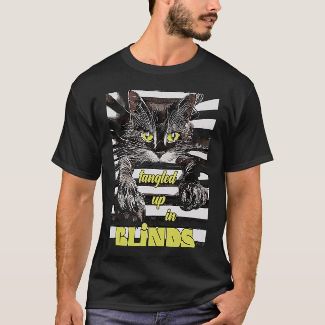 T-shirt Chat en Aveugle Explorateur Kitten (Devant)