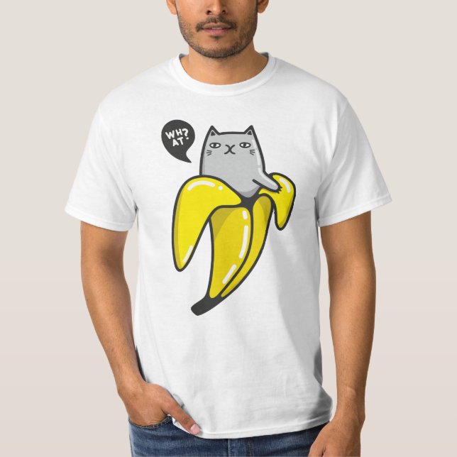 T-shirt Chat en banane (Devant)