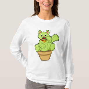 T-shirt Chat en cactus