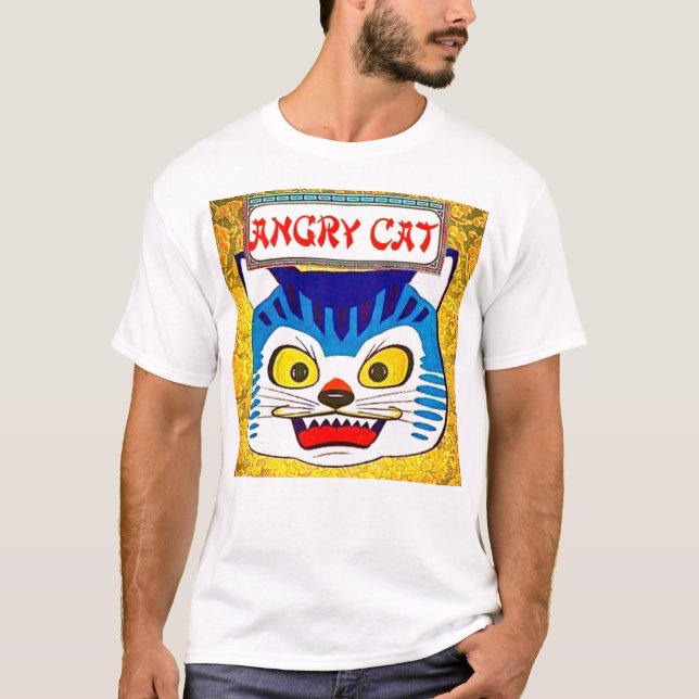 T-shirt Chat en colère (Devant)