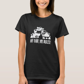 T-shirt Chat en colère Mon territoire, Mes règles !