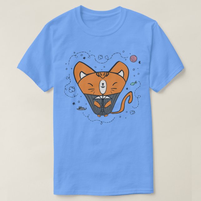 T-shirt Chat en costume 2 (Design devant)