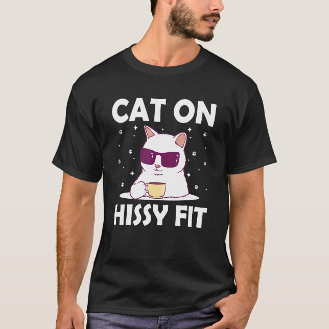T-shirt Chat en crise de nerfs  Chat  Humour Chatons Coupl (Devant)