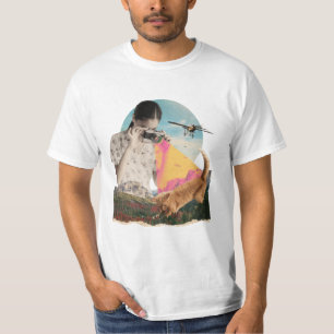 T-shirt Chat en Nature Photographe Collage