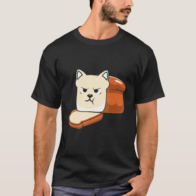 T-shirt Chat en pain mignon Halloween (Devant)