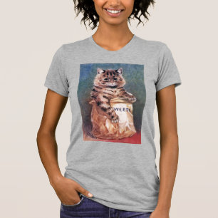T-shirt Chat en sac à papier, Louis Wain