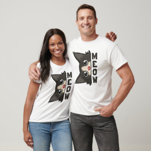 T-shirt Chat en smoking drôle regarde Pun