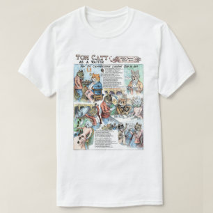 T-shirt Chat en tant que serveur, Louis Wain