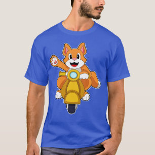 T-shirt Chat en vélo avec Scooter 1