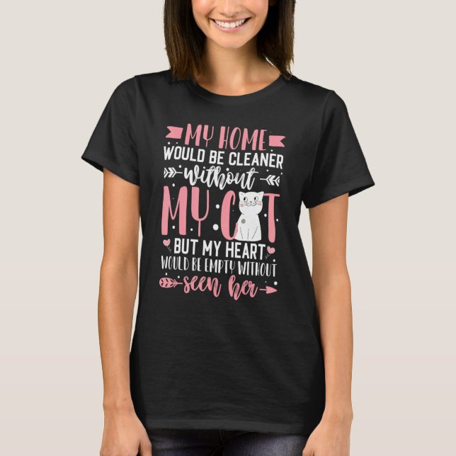 T-shirt Chat endormi aux yeux ouverts Chat  1 (Devant)