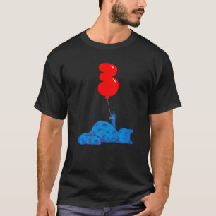 T-shirt Chat énervé 3e anniversaire fête de ballon pour