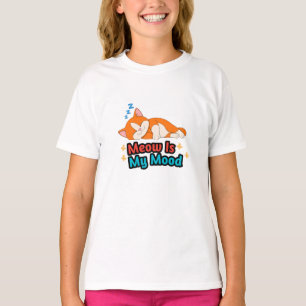 T-shirt Chat est mon humeur drôle de chat