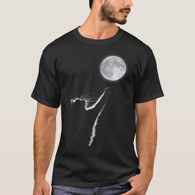 T-shirt Chat Et Lune (Devant)