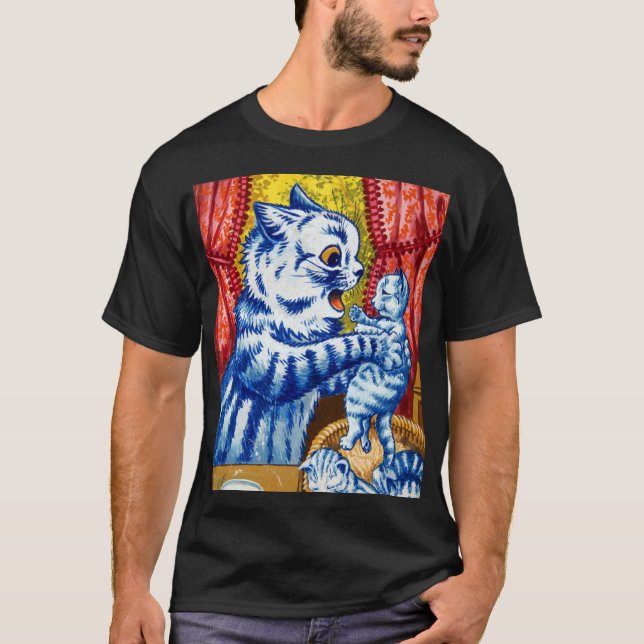 T-shirt Chat et ses chatons (Devant)