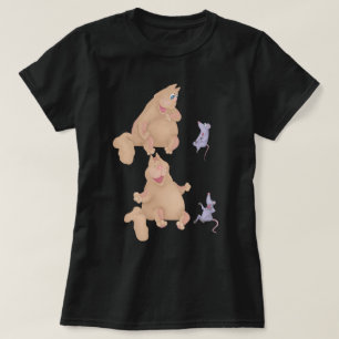 T-shirt chat et souris