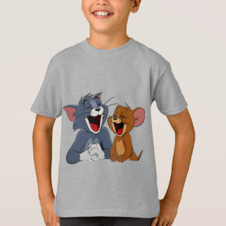 T-shirt Chat et Souris Meilleurs Amis de Dessin Animé Clas