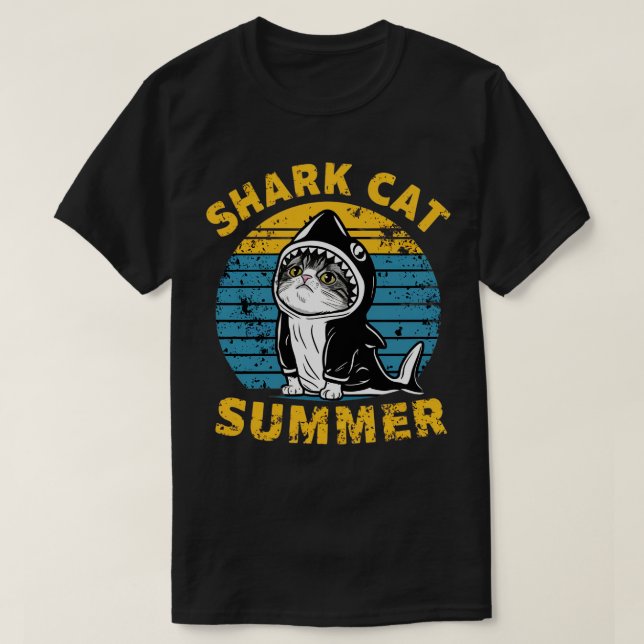 T-shirt chat été 1 (Design devant)