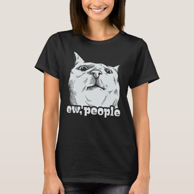 T-shirt Chat Ew Gens (Devant)