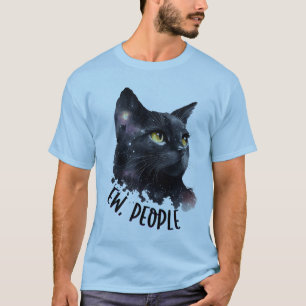 T-shirt Chat "Ew People", Cadeau Amoureux des chats sarcas
