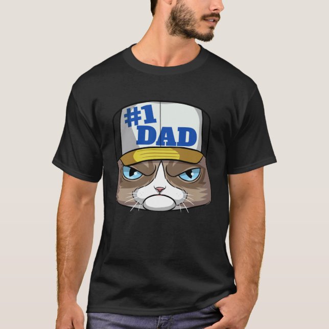 T-shirt Chat Exotic Shorthair 1 Papa (Devant)