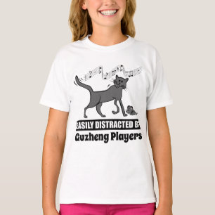 T-shirt Chat facilement distrait par les joueurs de Guzhen